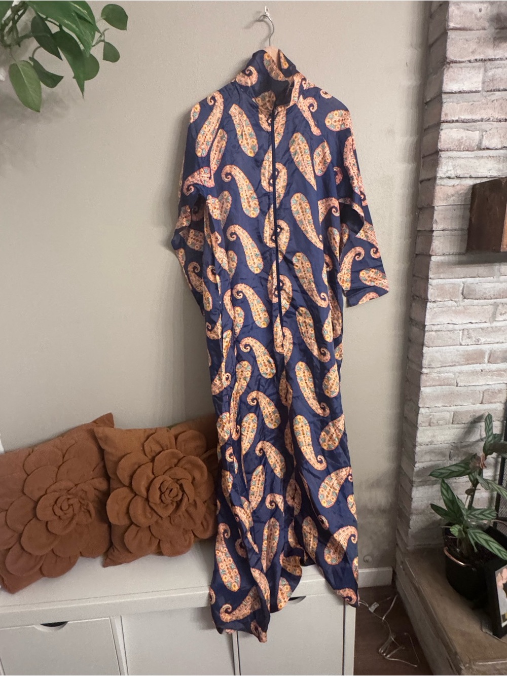 WINDSOR VINTAGE Paisley Maxi Dress